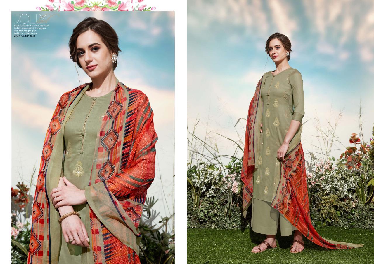 Florine By Sargam Pure Jam Khatli Work Dress Materials