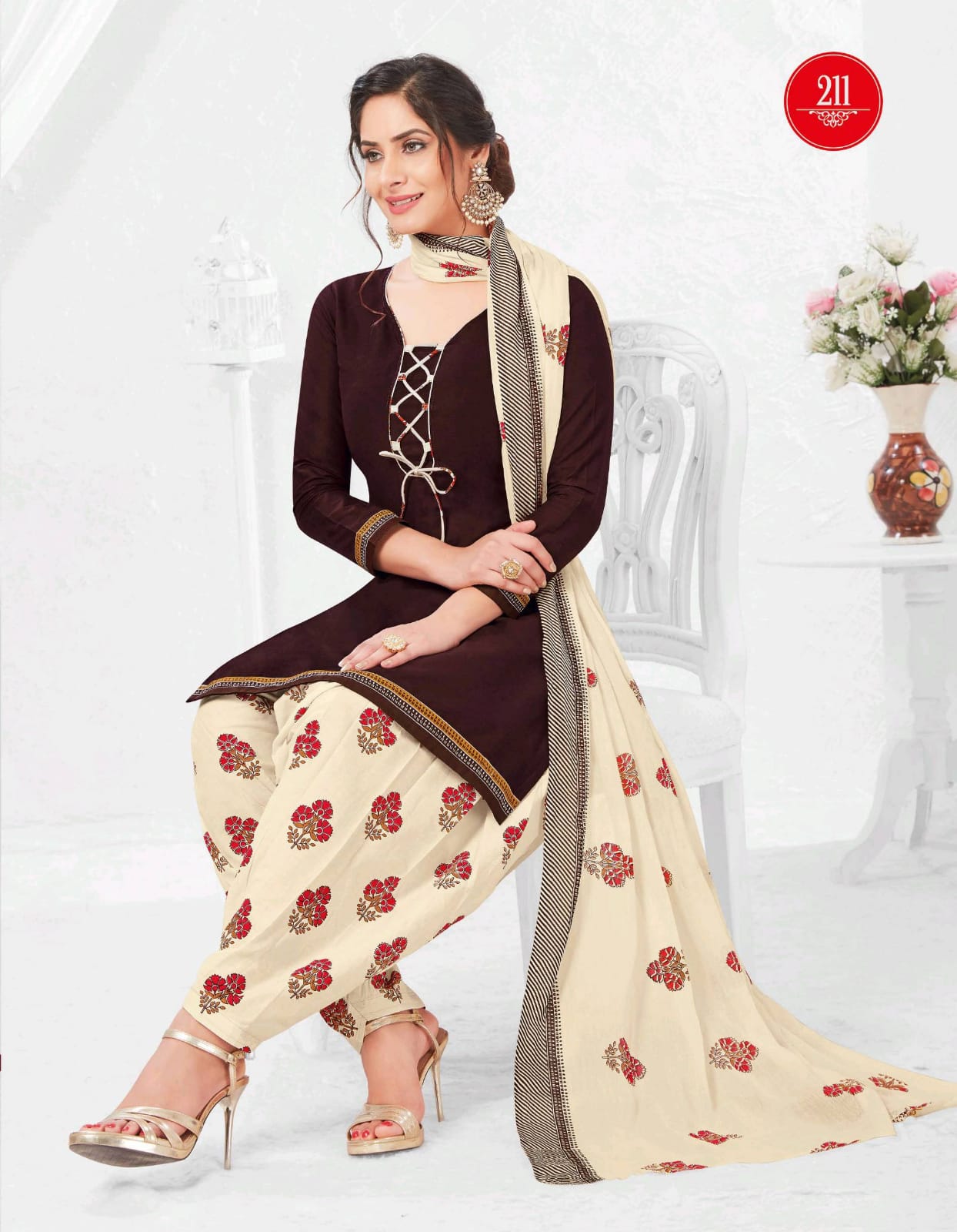 Kuber Geet Patiyala Vol 2 Cotton Unstitched Ladies Dress Catalog By Baalar