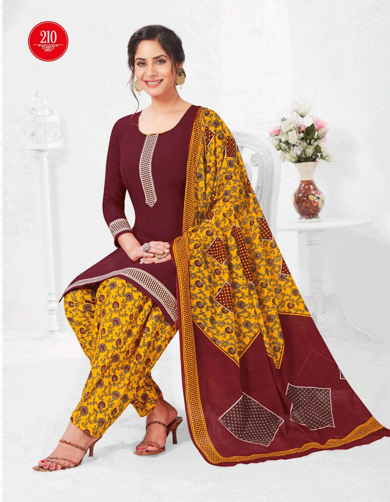 Kuber Geet Patiyala Vol 2 Cotton Unstitched Ladies Dress Catalog By Baalar