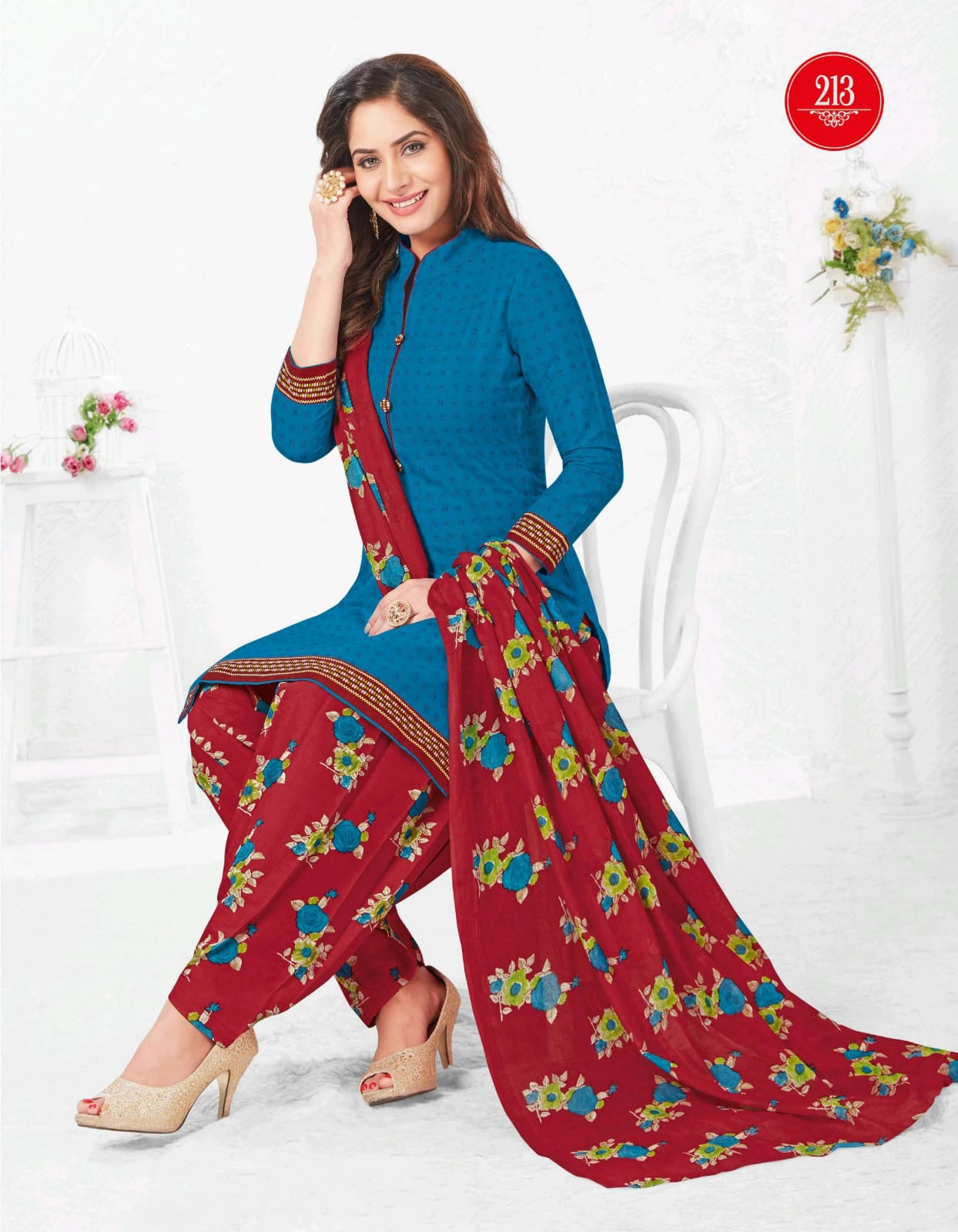 Kuber Geet Patiyala Vol 2 Cotton Unstitched Ladies Dress Catalog By Baalar