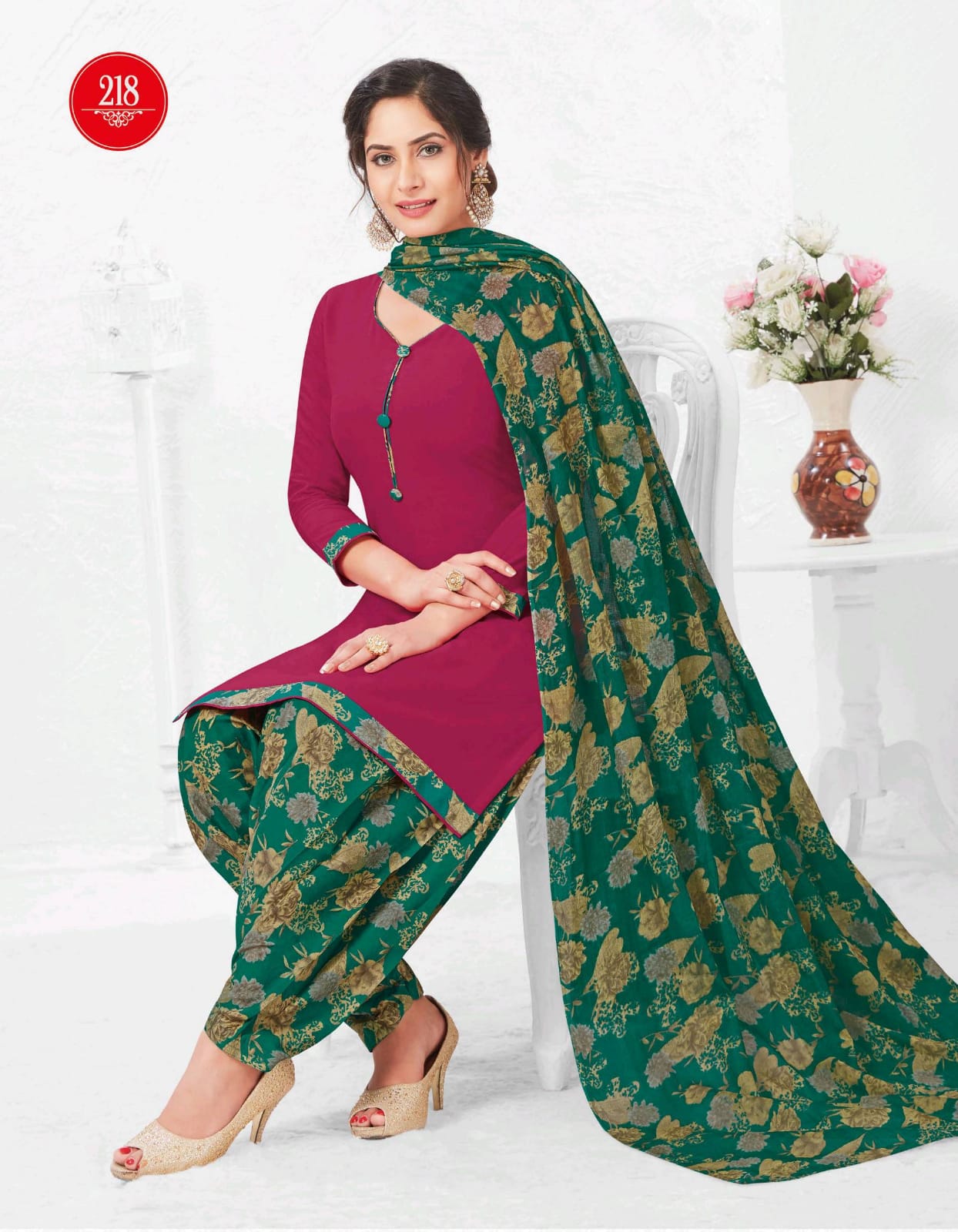 Kuber Geet Patiyala Vol 2 Cotton Unstitched Ladies Dress Catalog By Baalar