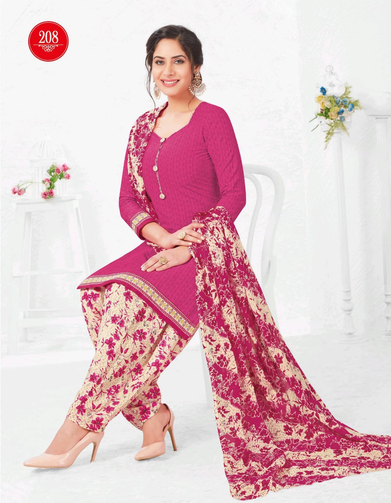 Kuber Geet Patiyala Vol 2 Cotton Unstitched Ladies Dress Catalog By Baalar