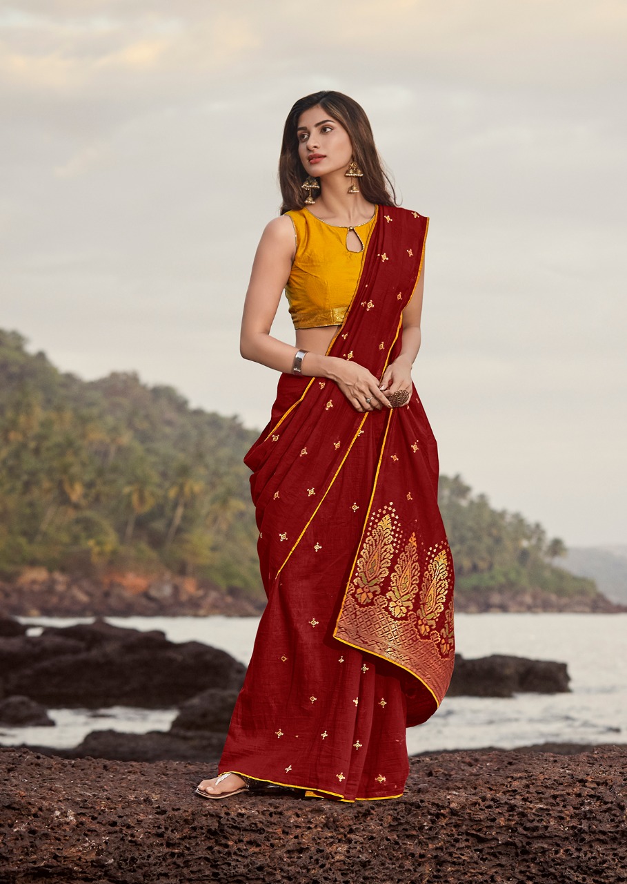 Lt Fashion Pari Soft Cotton Summer Wear Special Saree Catalogue