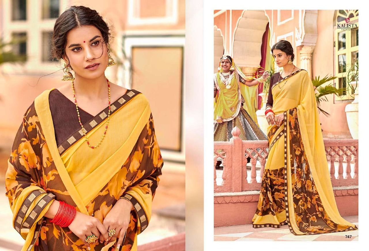 Naaz Vol 2 By Kalista Georgette Printed Saree Online Store