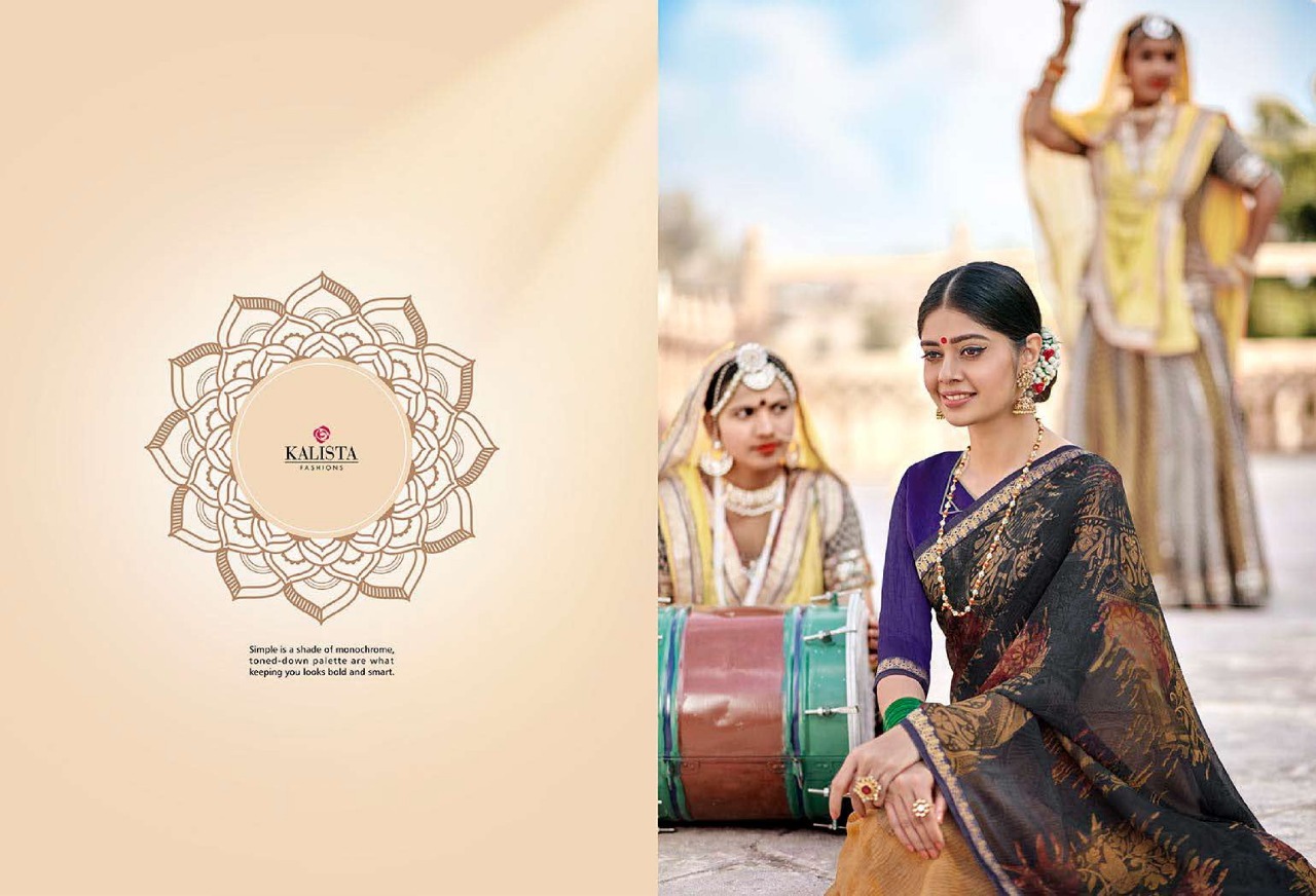 Naaz Vol 2 By Kalista Georgette Printed Saree Online Store