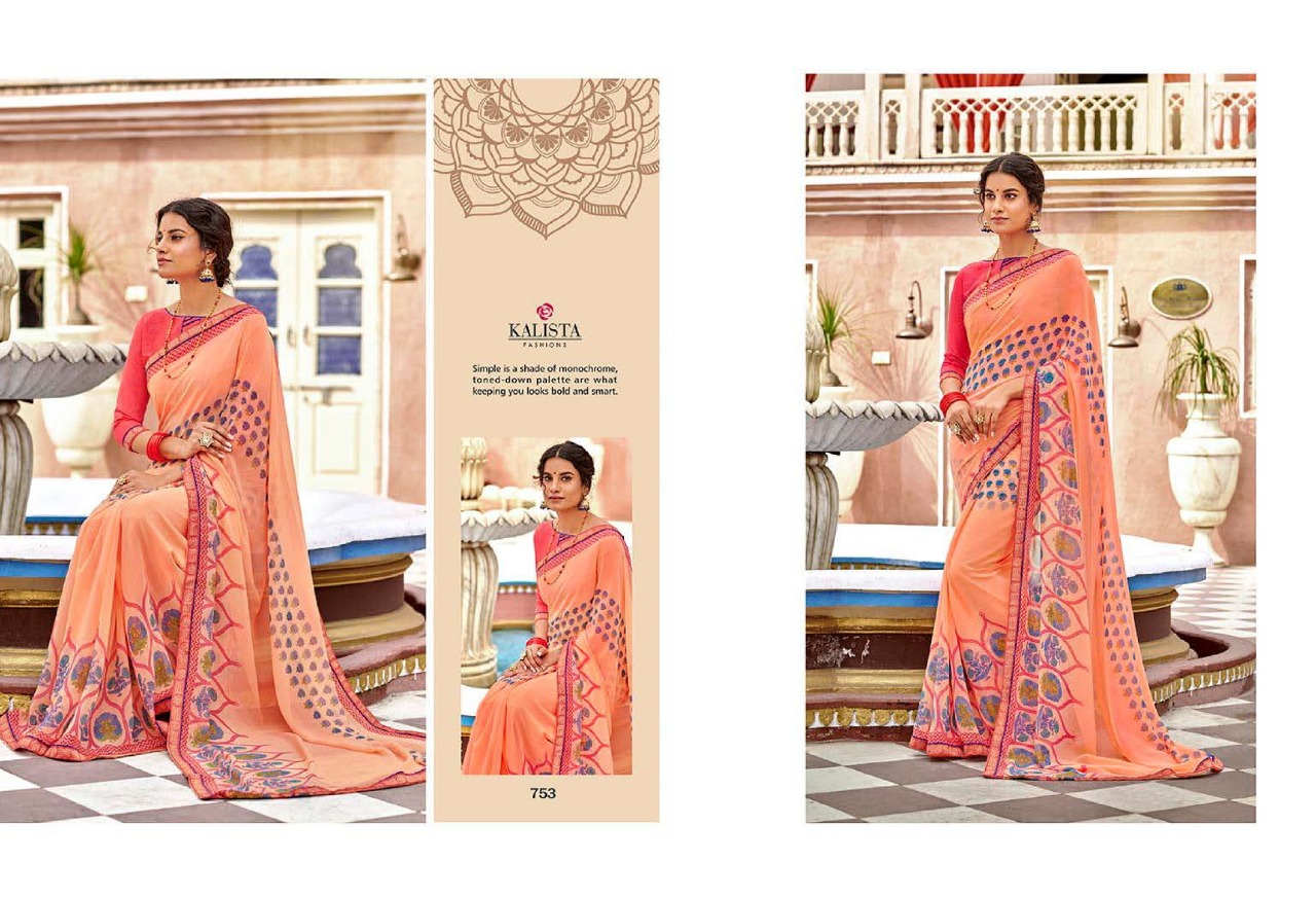 Naaz Vol 2 By Kalista Georgette Printed Saree Online Store