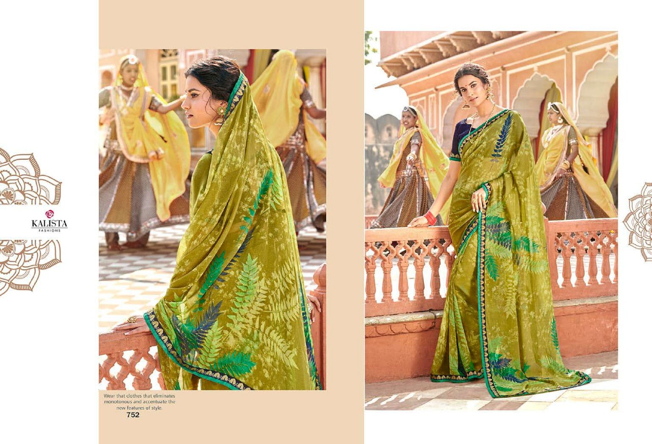 Naaz Vol 2 By Kalista Georgette Printed Saree Online Store
