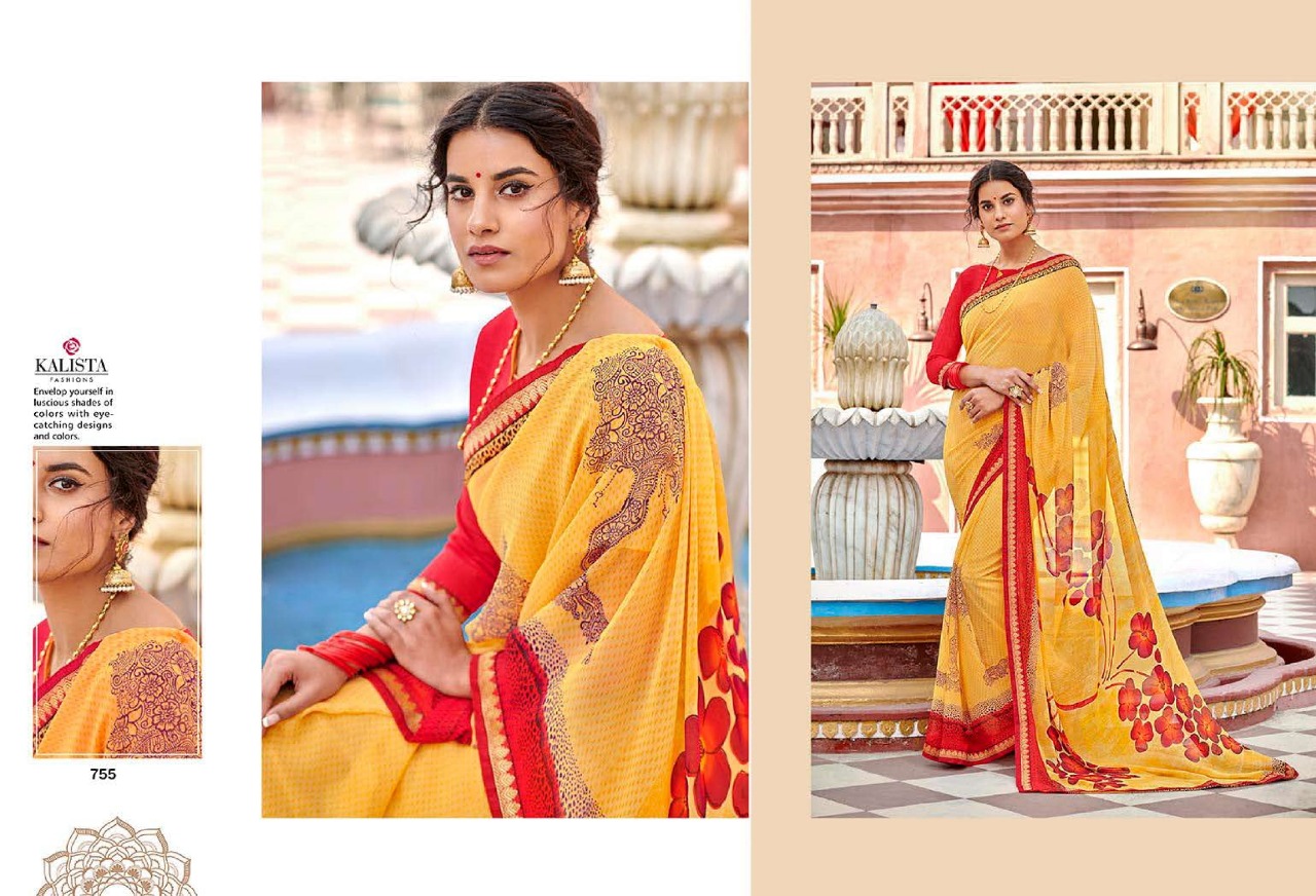 Naaz Vol 2 By Kalista Georgette Printed Saree Online Store