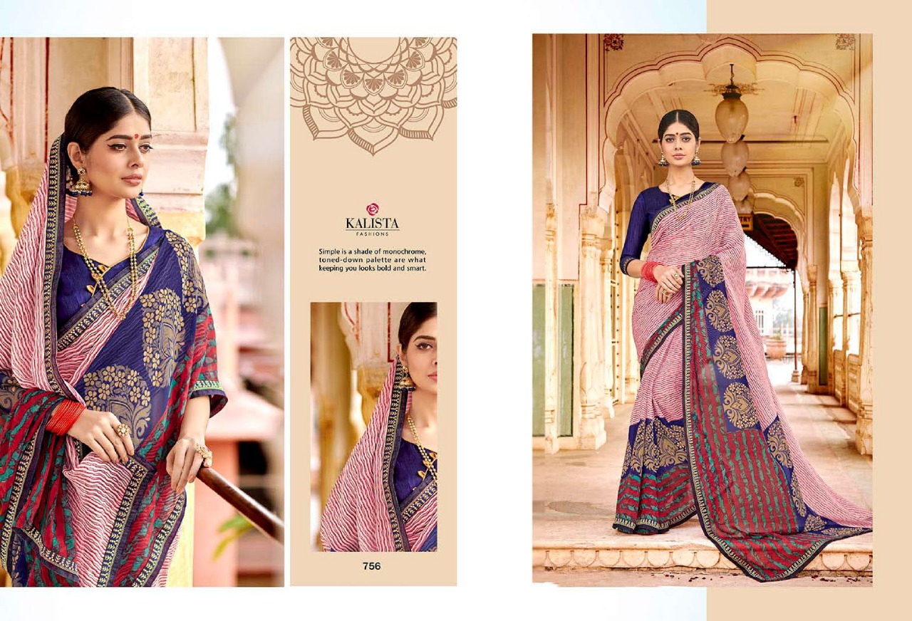 Naaz Vol 2 By Kalista Georgette Printed Saree Online Store