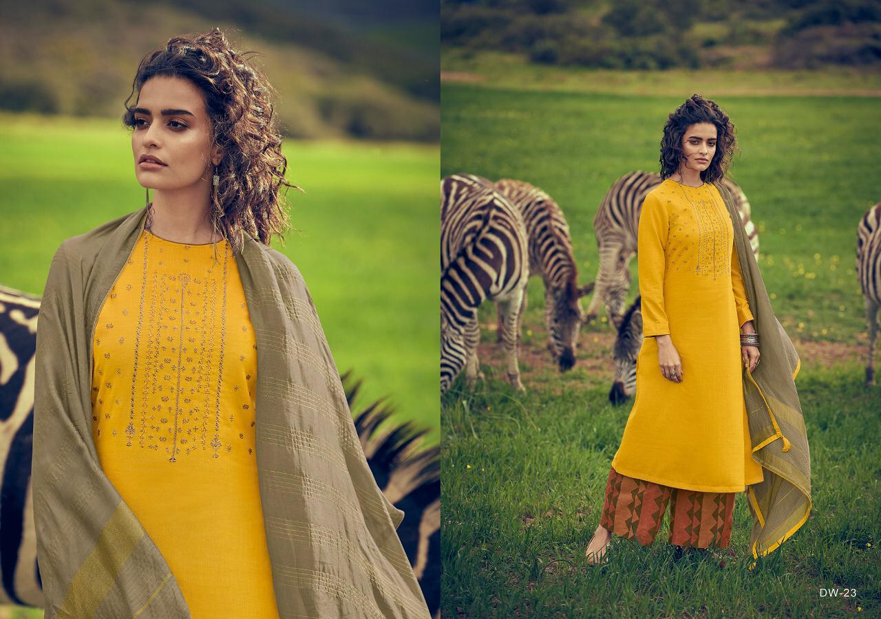 Varsha Present Dawn Cora Silk Embroidery Ethnic Style Salwar Kameez