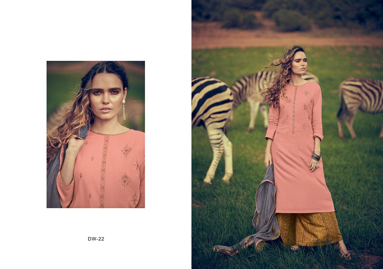 Varsha Present Dawn Cora Silk Embroidery Ethnic Style Salwar Kameez