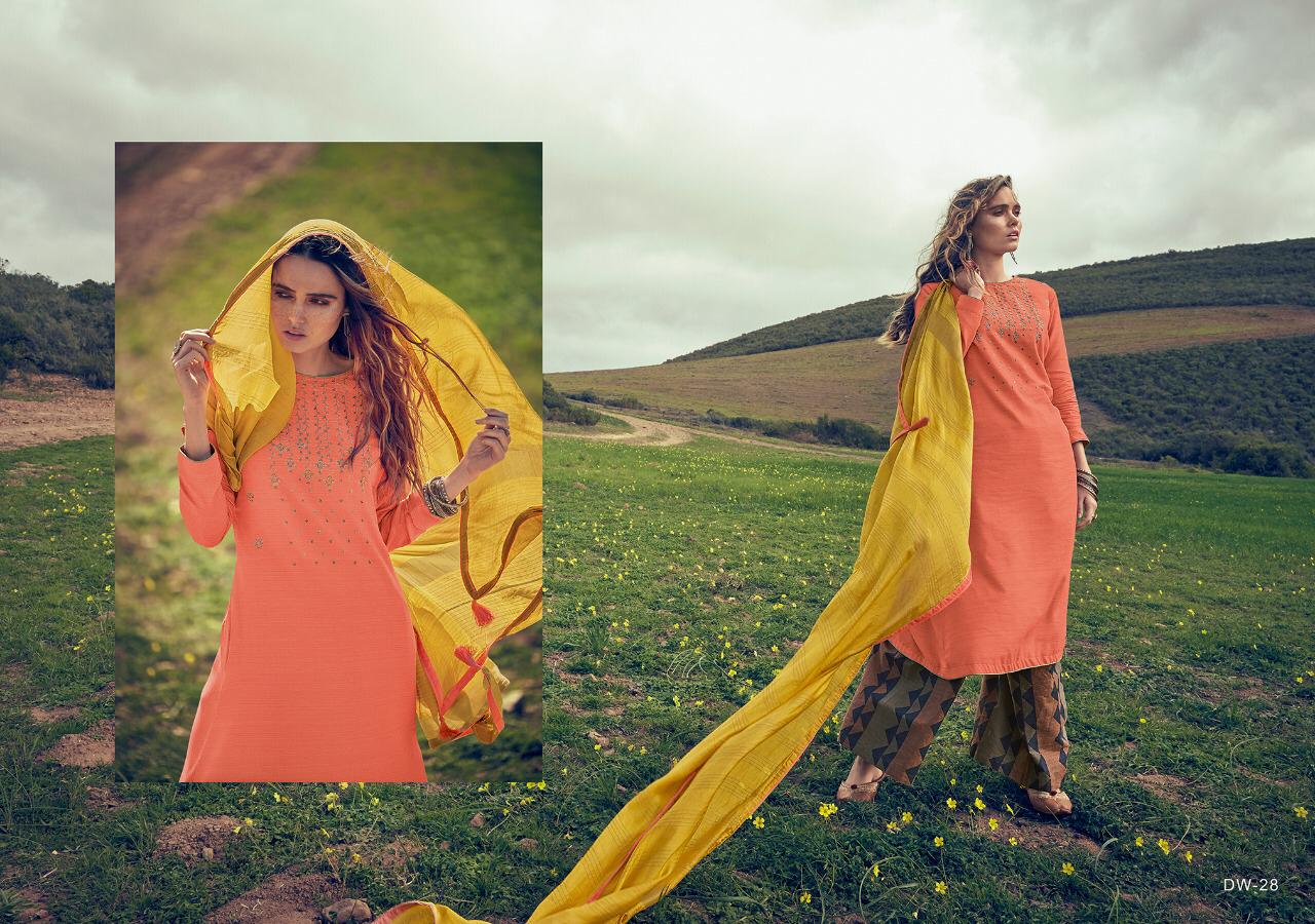 Varsha Present Dawn Cora Silk Embroidery Ethnic Style Salwar Kameez