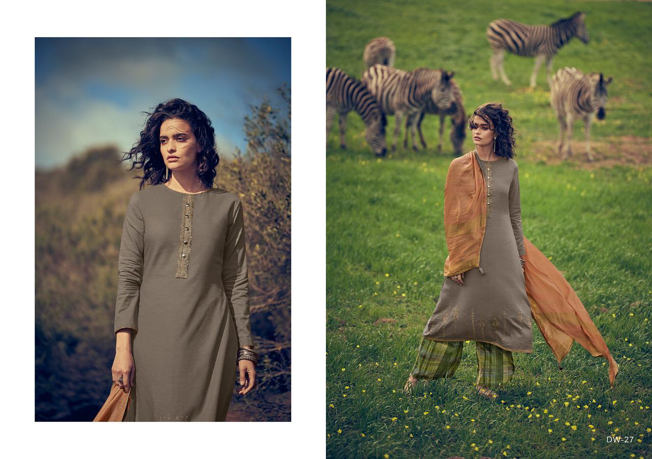 Varsha Present Dawn Cora Silk Embroidery Ethnic Style Salwar Kameez