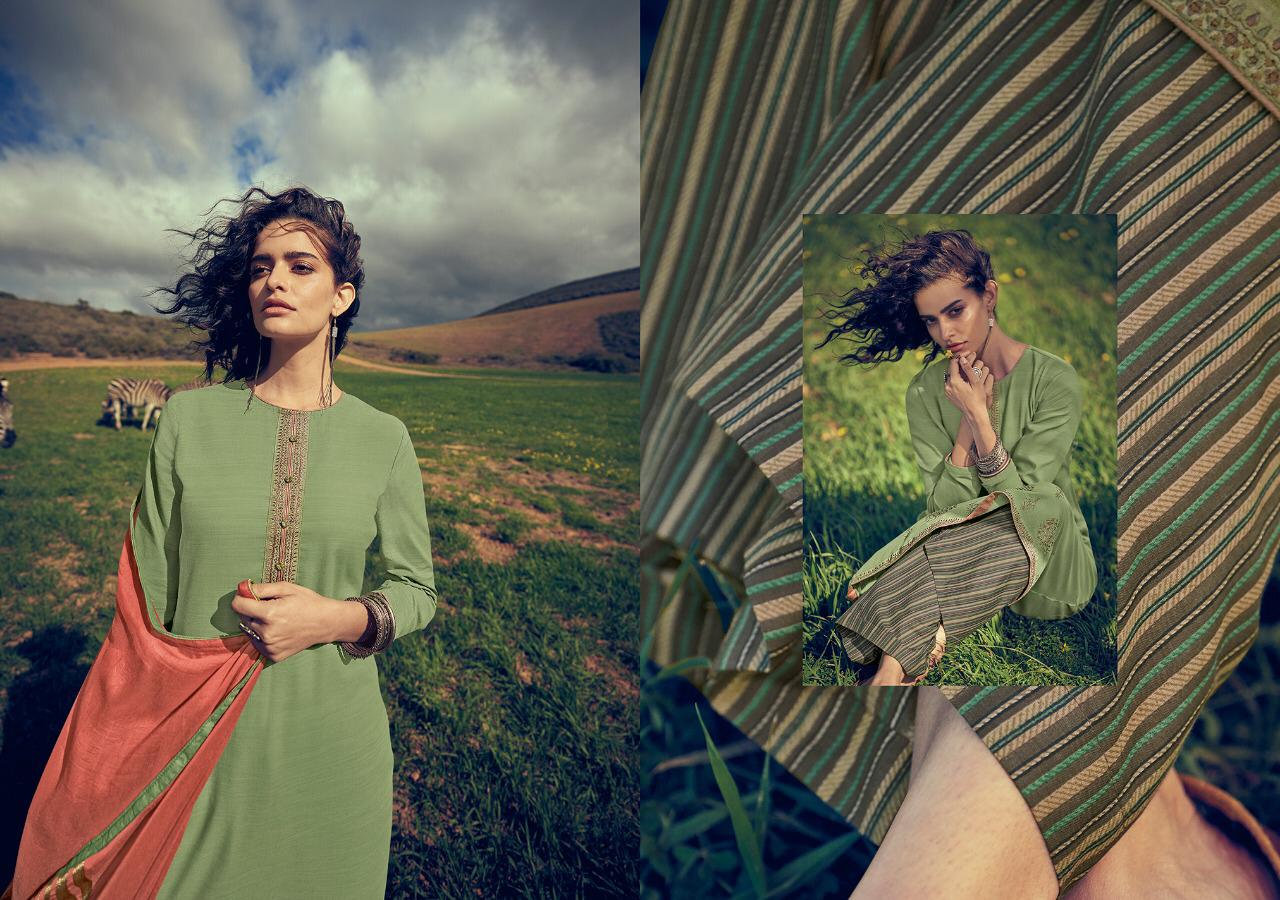 Varsha Present Dawn Cora Silk Embroidery Ethnic Style Salwar Kameez