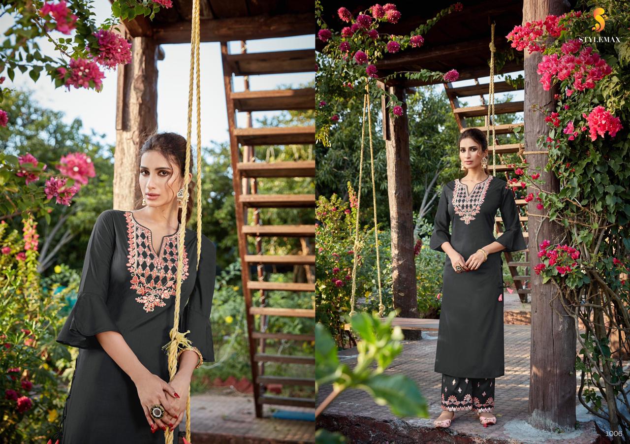 Vintage Vol 2 By Stylemax Cotton Silk Top With Palazzo Best Price Supplier