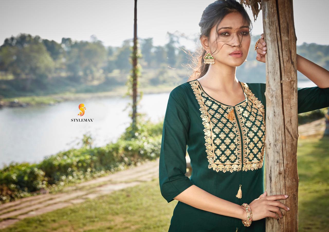 Vintage Vol 2 By Stylemax Cotton Silk Top With Palazzo Best Price Supplier