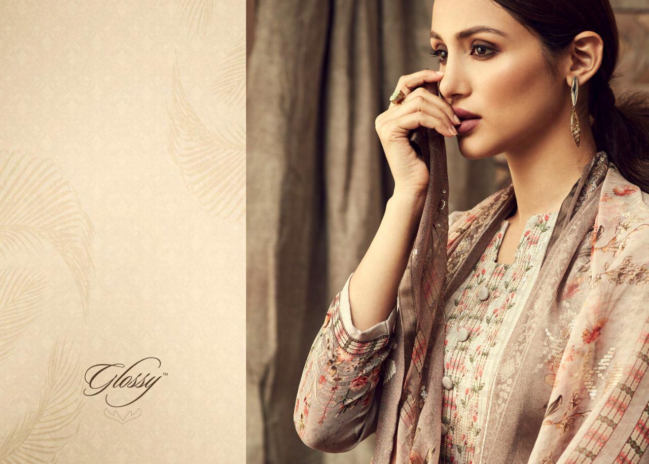 Glossy Launch Huma 81-88 Series Georgette Sequence Work Latest Designs Dresses
