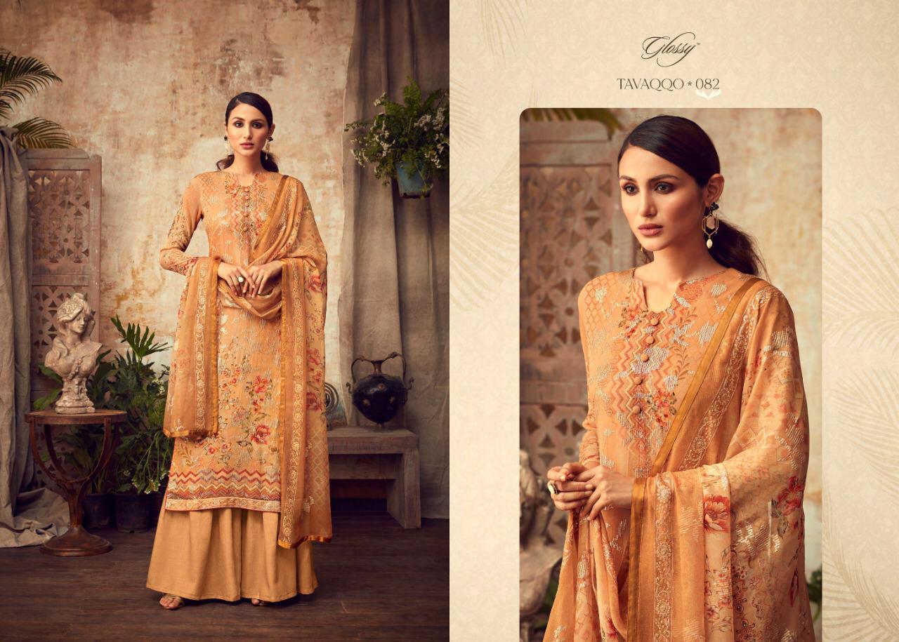 Glossy Launch Huma 81-88 Series Georgette Sequence Work Latest Designs Dresses