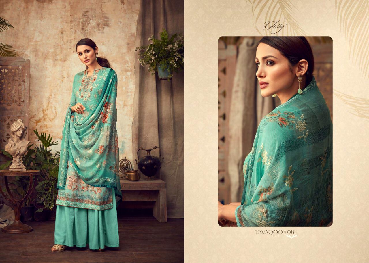 Glossy Launch Huma 81-88 Series Georgette Sequence Work Latest Designs Dresses