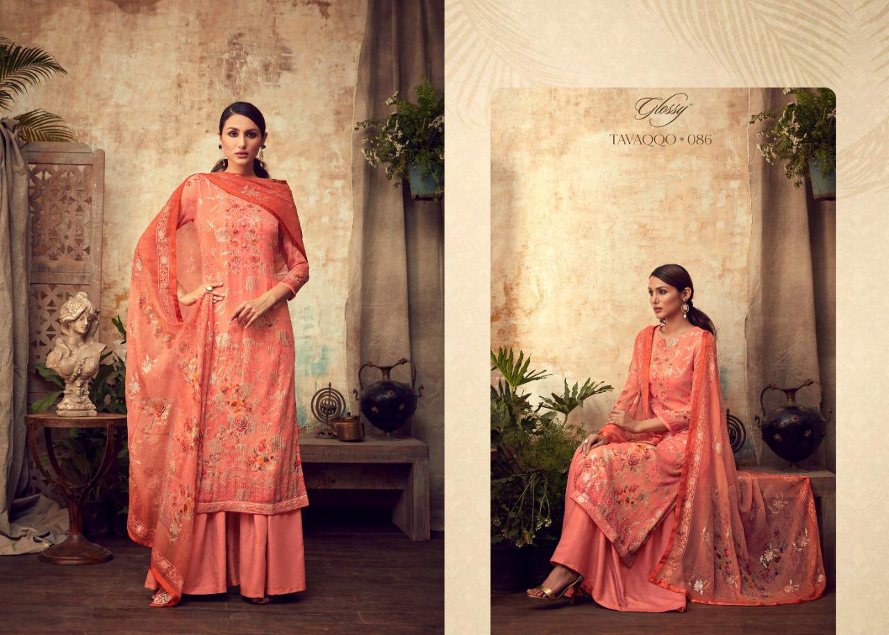 Glossy Launch Huma 81-88 Series Georgette Sequence Work Latest Designs Dresses