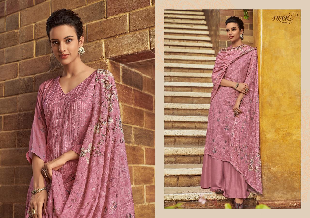 Kimora Noori Heer Vol 67 Cotton Silk Embroidery Suits Designs