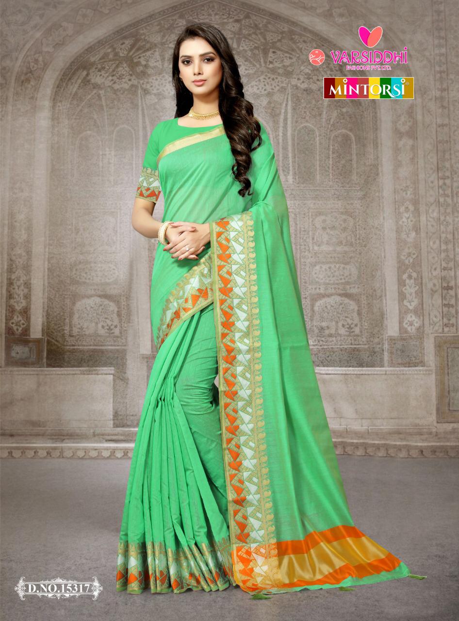 Mintorsi Ellora Cotton Summer Wear Indian Cotton Silk Saree