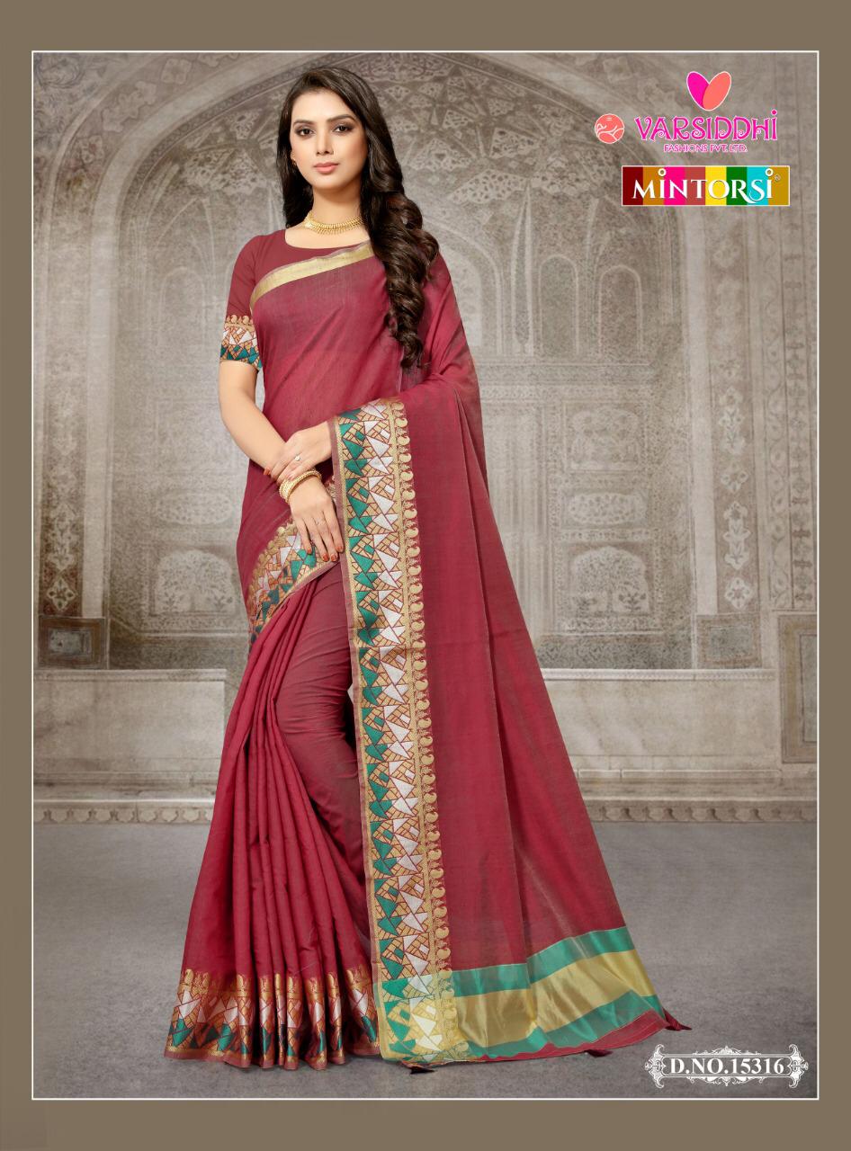 Mintorsi Ellora Cotton Summer Wear Indian Cotton Silk Saree