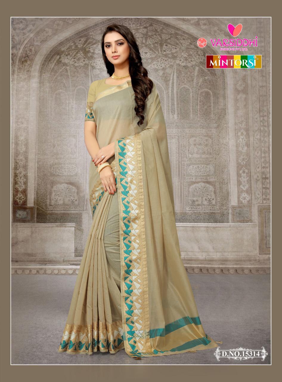 Mintorsi Ellora Cotton Summer Wear Indian Cotton Silk Saree