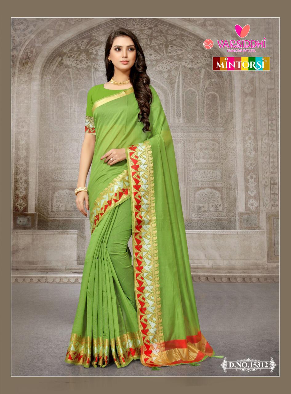 Mintorsi Ellora Cotton Summer Wear Indian Cotton Silk Saree