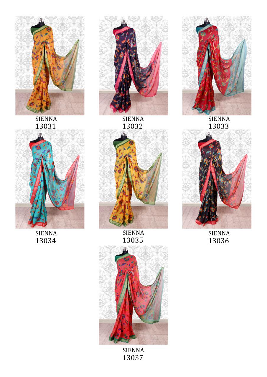 Mintorsi Sienna Cotton Silk Printed Saree For Daily Wear