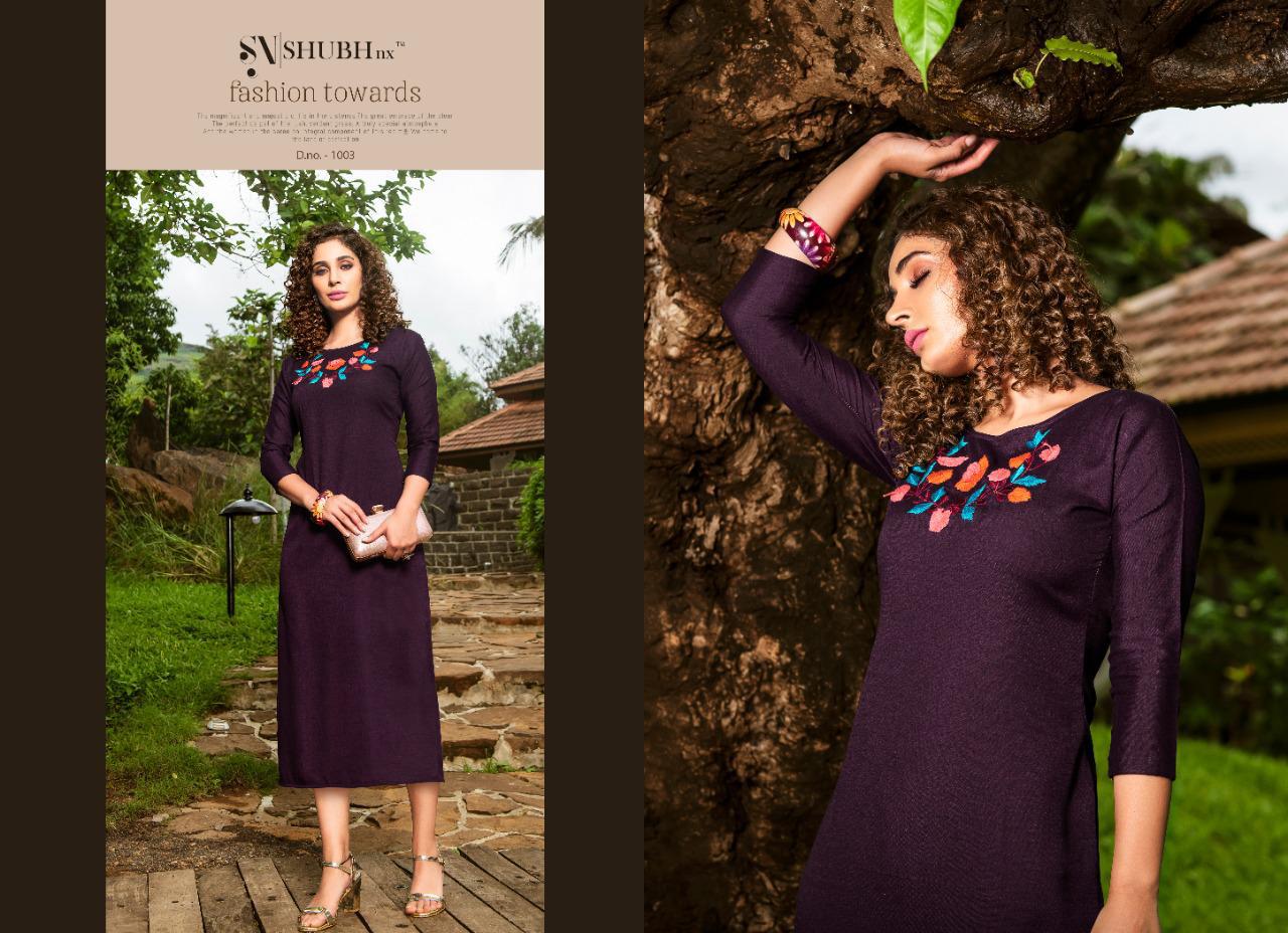 Nach Baliye By Shubh Nx Slub Mirror Work Kurtis