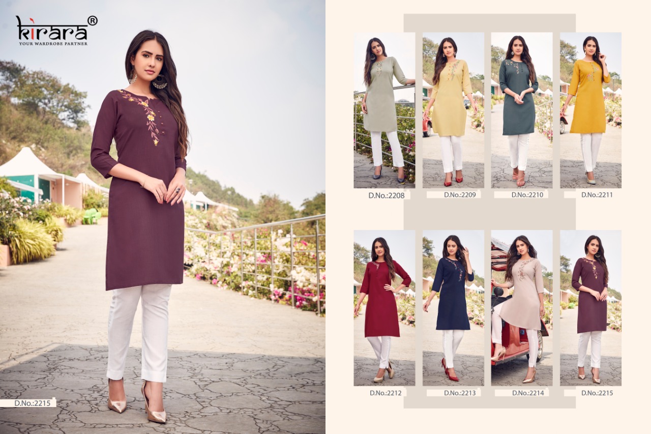 Sui Dhaga Vol 4 By Kirara Cotton Casual Wear Summer Kurti Catalogue