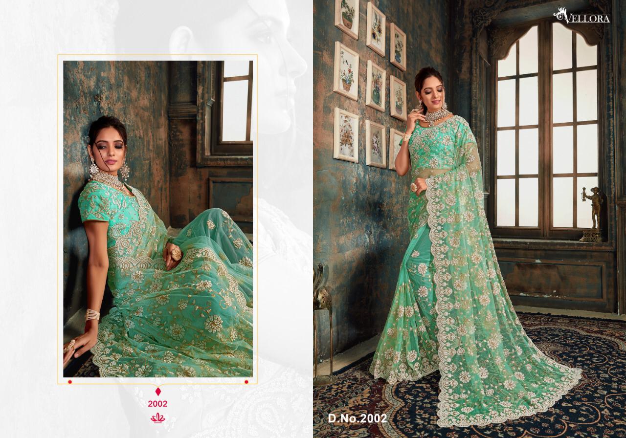 Vellora Vol 10 By Kesari Exports Net Embroidery Party Wear Saree
