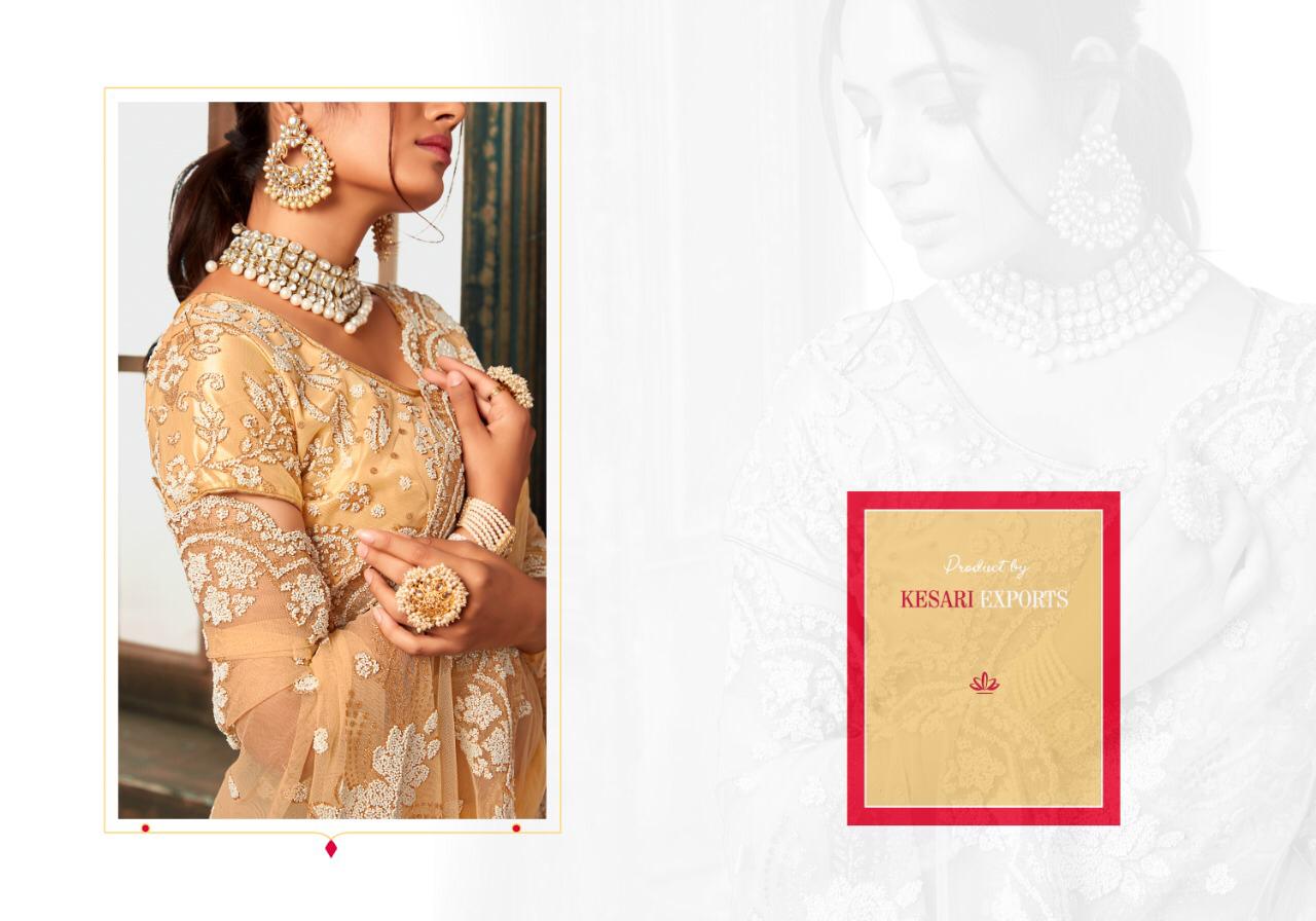 Vellora Vol 10 By Kesari Exports Net Embroidery Party Wear Saree