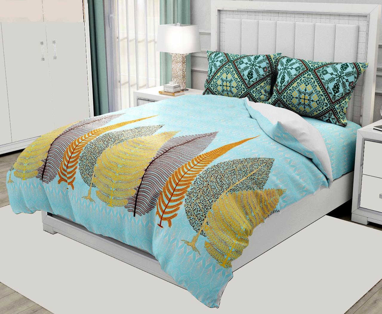 Kc Part 1 Presenting Hawaii Cotton King Size Bed Sheets Collection With Pillow Cover