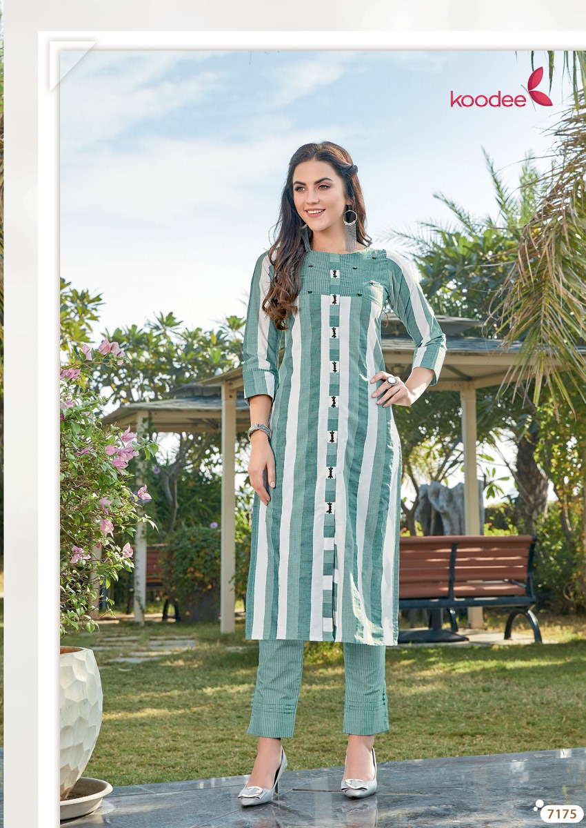 Koodee Present Color Bar Vol 3 Rayon Stylish Kurti Wholesale Price