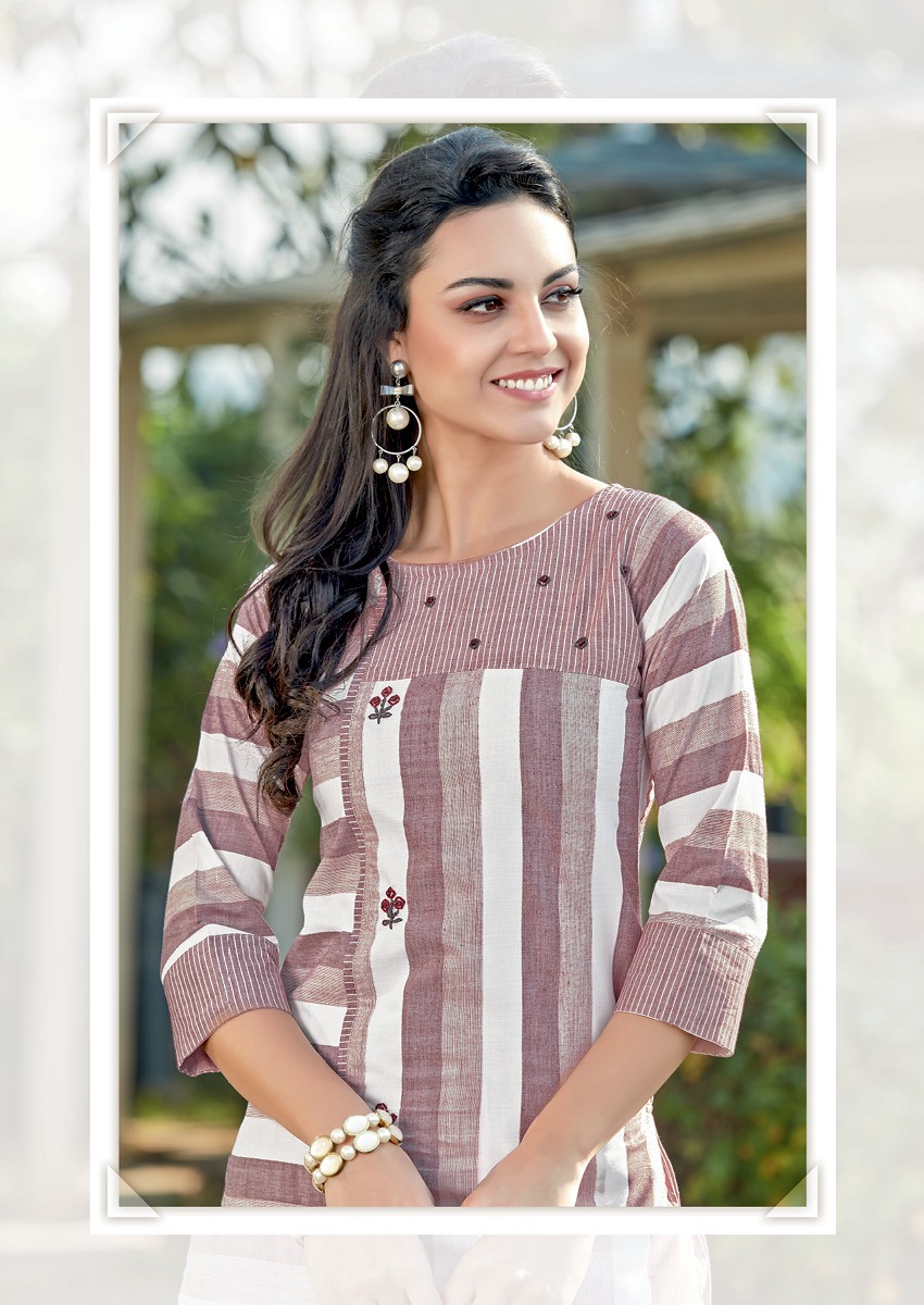 Koodee Present Color Bar Vol 3 Rayon Stylish Kurti Wholesale Price