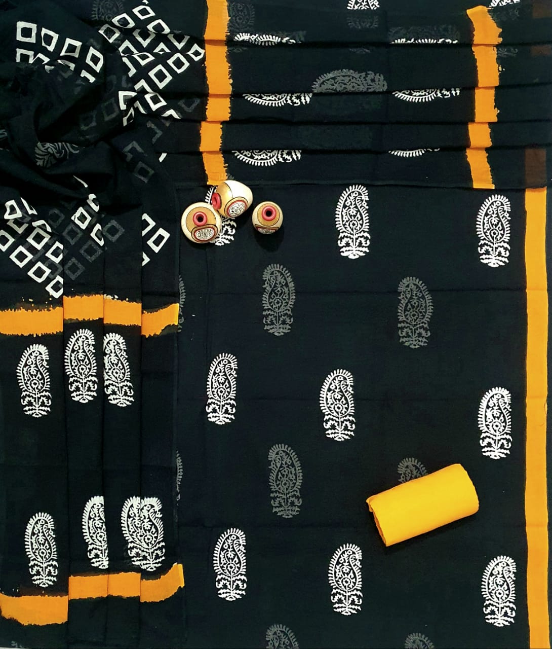 Non Catalog Cotton Suits With Cotton Dupatta Printed Suits Collection