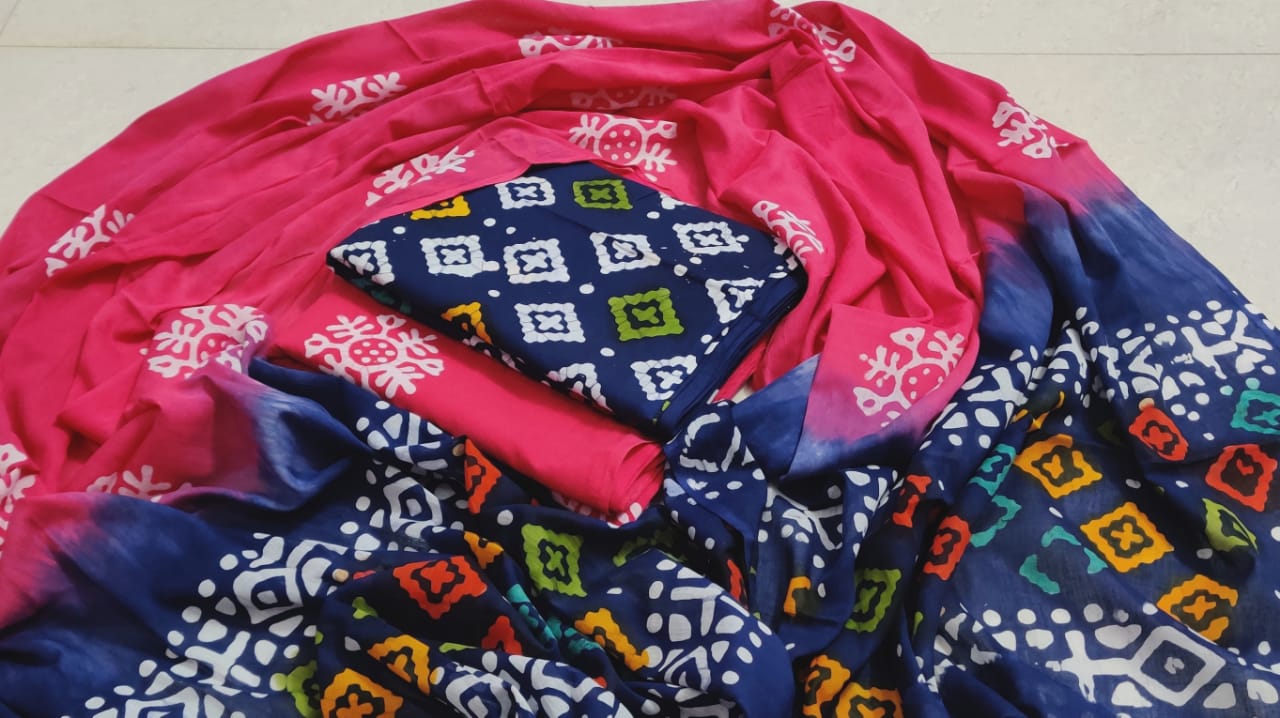 Non Catalog Cotton Suits With Cotton Dupatta Printed Suits Collection