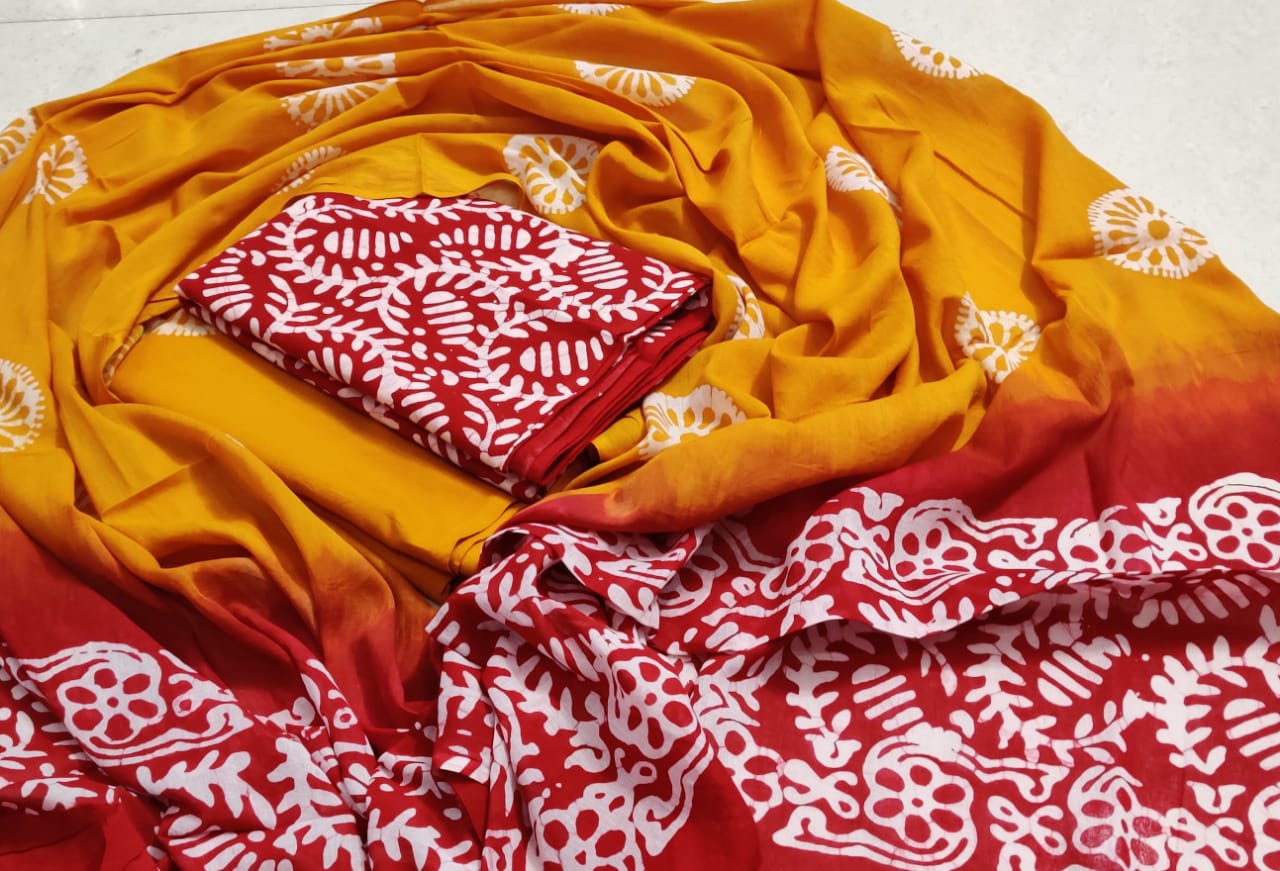 Non Catalog Cotton Suits With Cotton Dupatta Printed Suits Collection