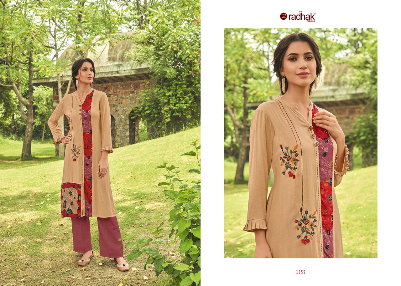 Radhak Rukmee Vol 11 Long Rayon Designer Kurti Online Shopping