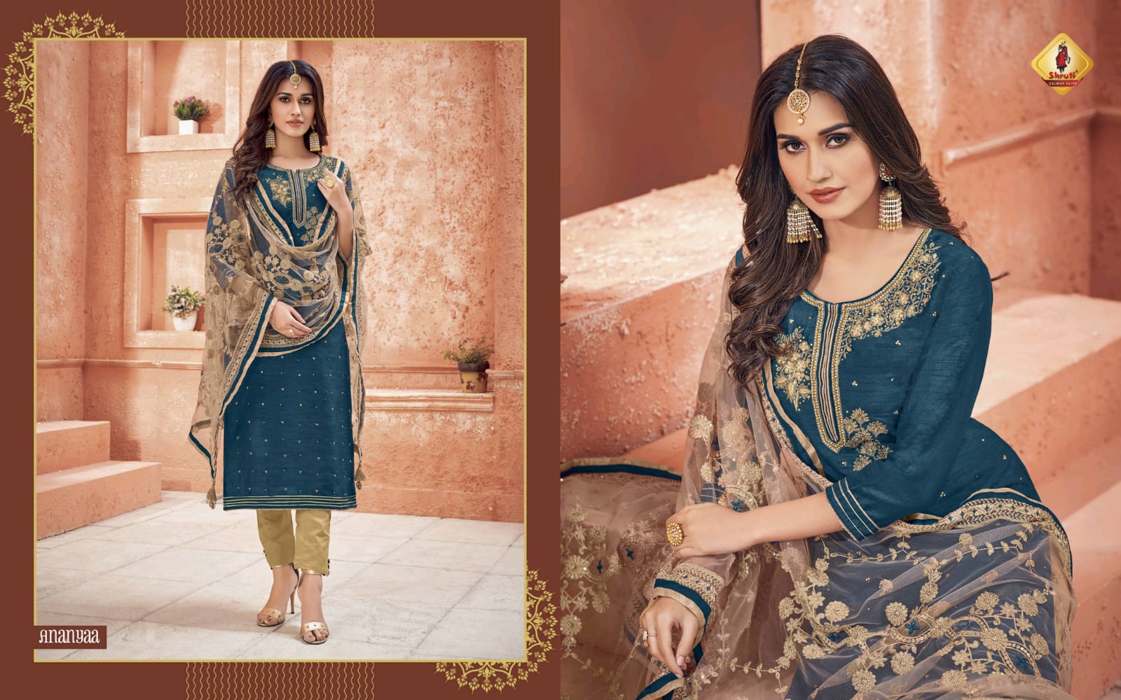 Shruti Present Odhani Vol 13 Readymade Party Wear Kurti With Dupatta Online Shopping