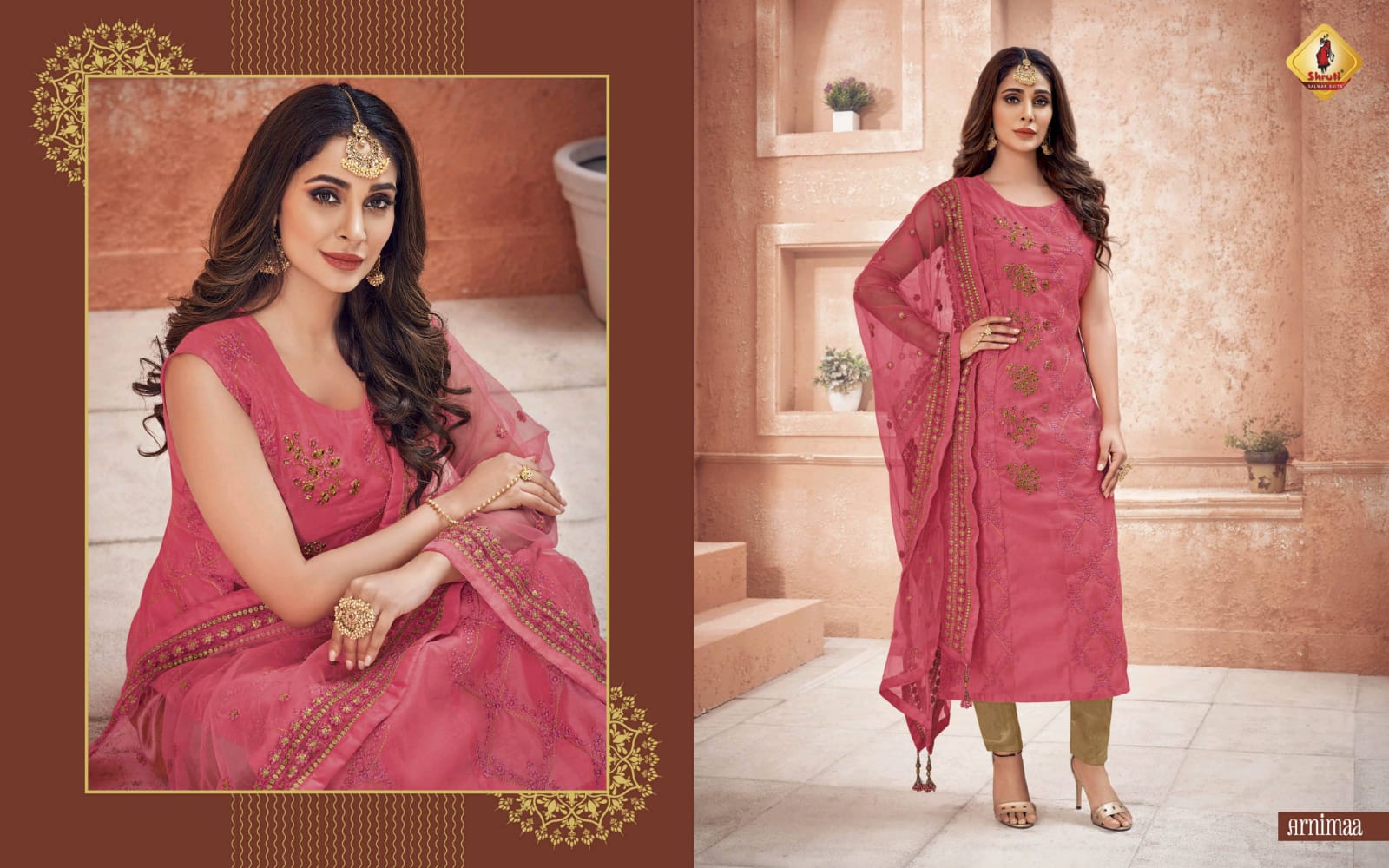 Shruti Present Odhani Vol 13 Readymade Party Wear Kurti With Dupatta Online Shopping