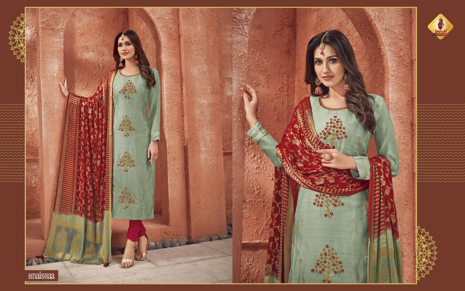 Shruti Present Odhani Vol 13 Readymade Party Wear Kurti With Dupatta Online Shopping