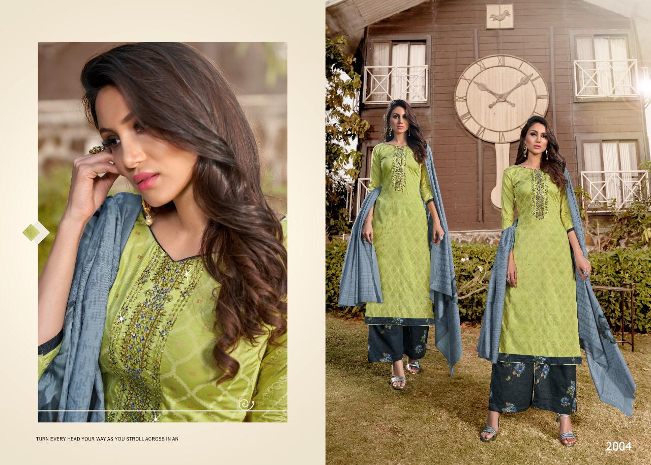 7 Clouds Present Violet Camric Jam Stylish Salwar Suit In Surat Market