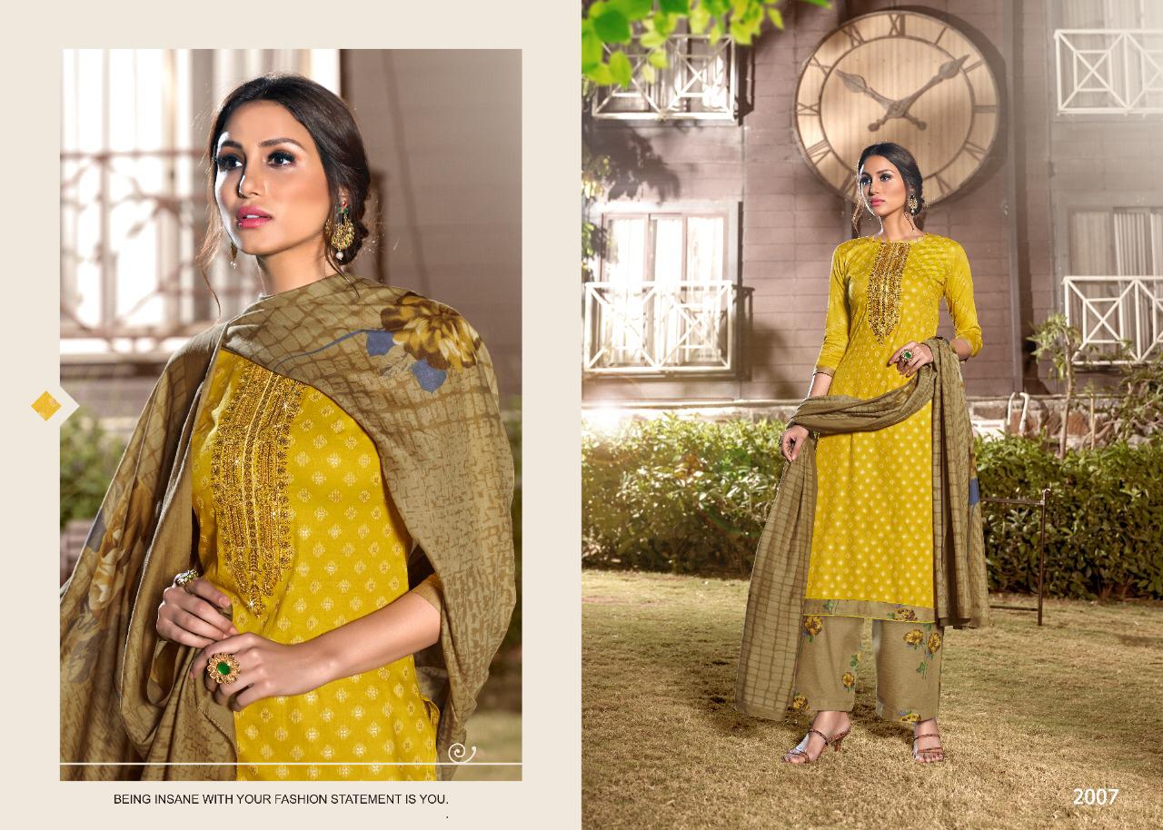 7 Clouds Present Violet Camric Jam Stylish Salwar Suit In Surat Market