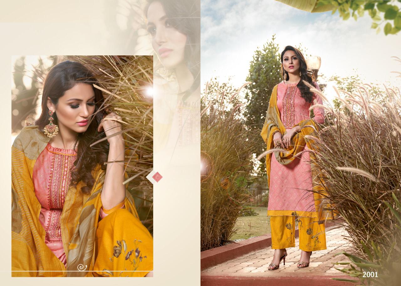 7 Clouds Present Violet Camric Jam Stylish Salwar Suit In Surat Market