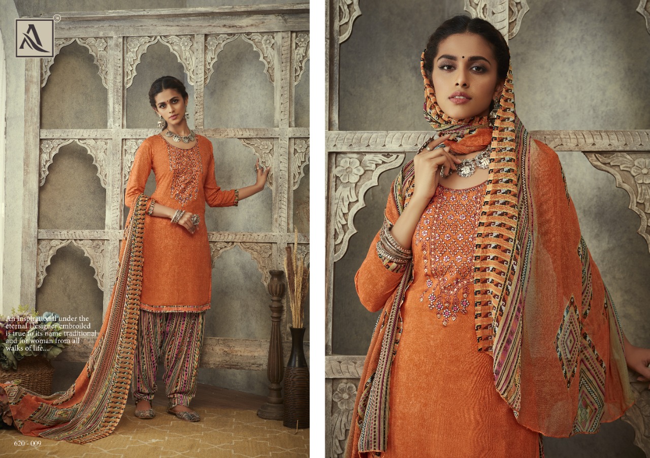 Alok Suits Sakhiya Vol 2 Rayon Print Work Patiyala Style Indian Branded Suits