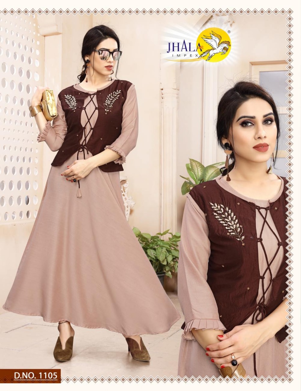 Cotty Vol 2 By Jhala Impex Silk Exclusive Kurti Catalogs Collection