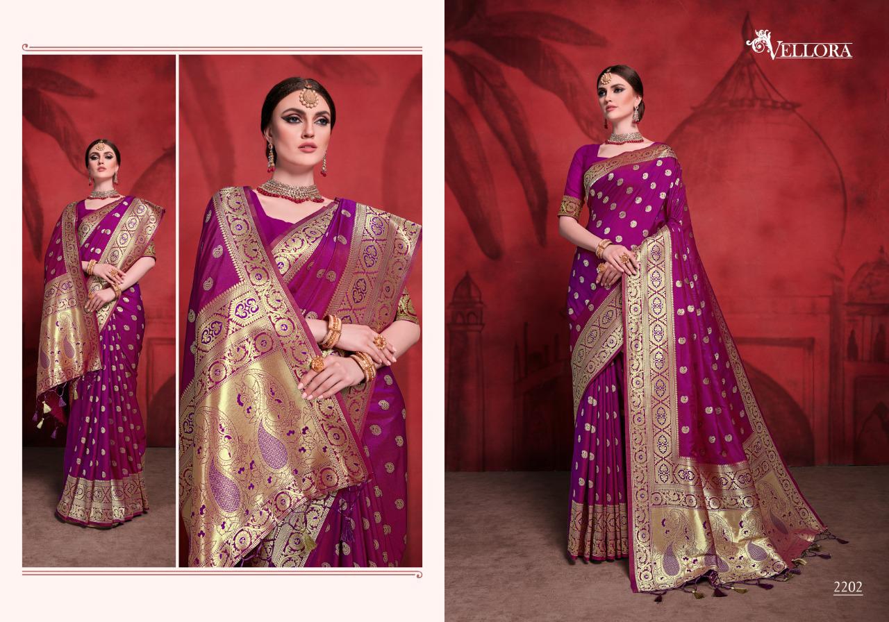 Kesari Exports Vellora Vol 12 Banarasi Silk Festival Wear Saree